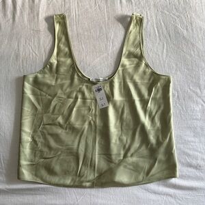 New Abercrombie & Fitch Sage Green Tank Top